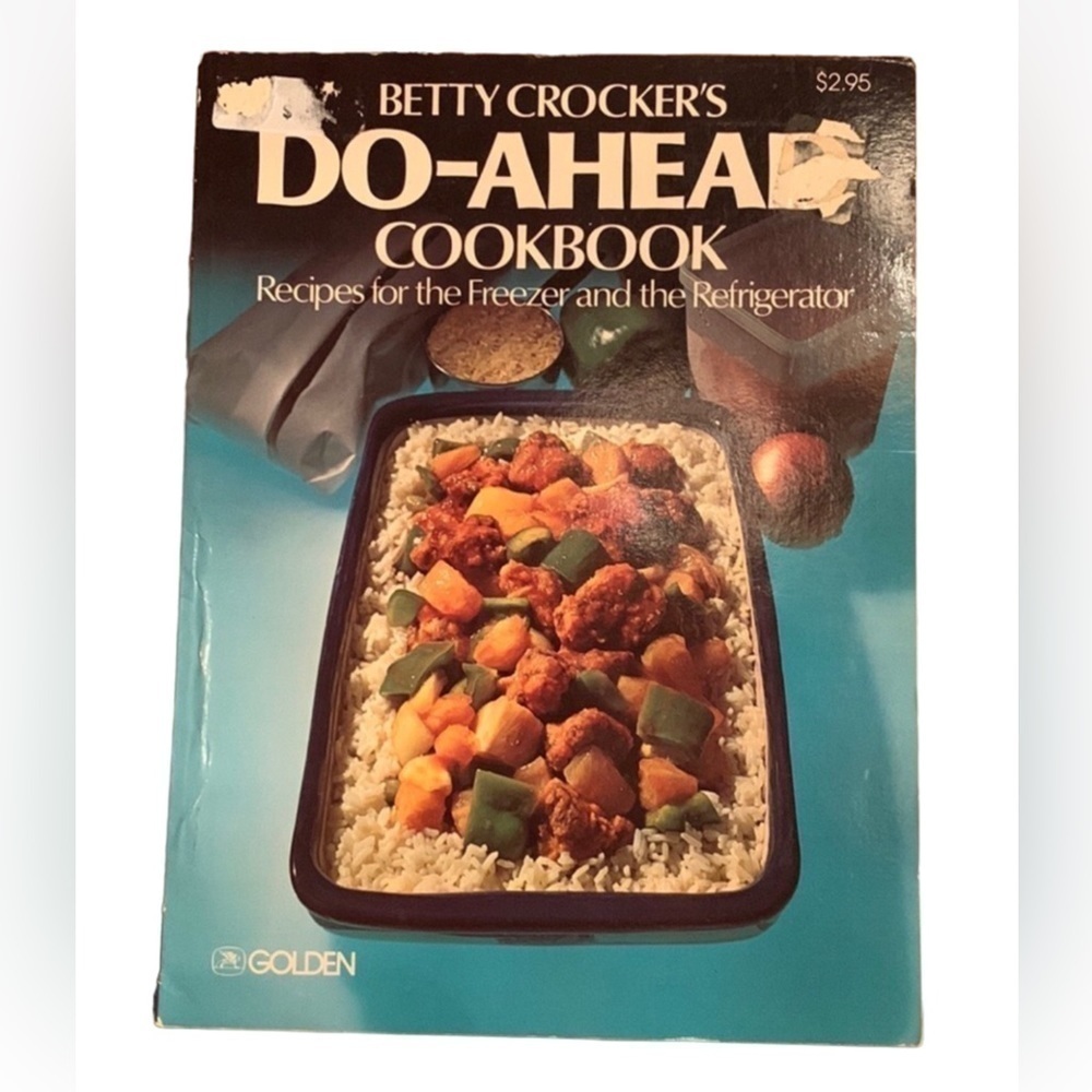 Vintage Betty Crocker Do-Ahead cookbook 7th Edition / 1977